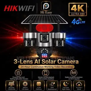2027 3lens Hieasy Solar 4g Aov CCTV