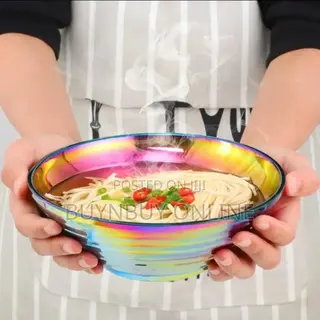 Stainless Steel Dinner Bowls in 7" 8"