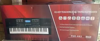 PSR-483 61-Key Teaching Electronic Keyboard.