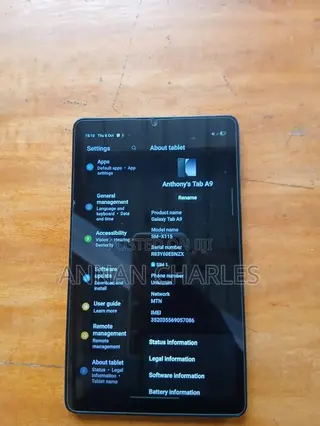New Samsung Galaxy Tab A9 64 GB Black