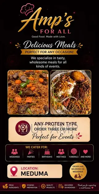 Delicious Jollof, Fried Rice and Noodles