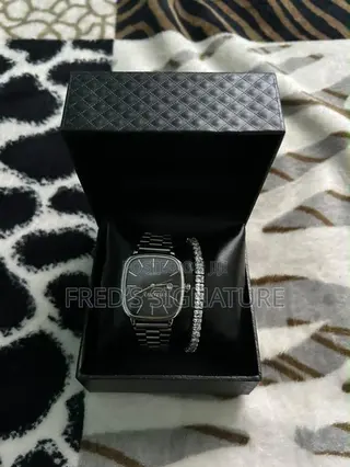 Customized Wrist Watch + Tennis Bracelet
