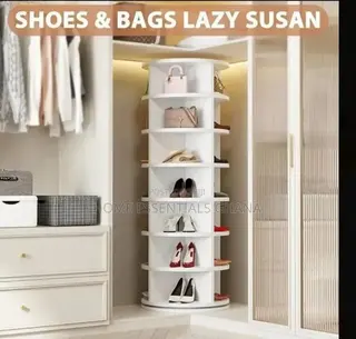 Luxury 360 Rotating Shoe Rack – Stylish Home Storage Shelf
