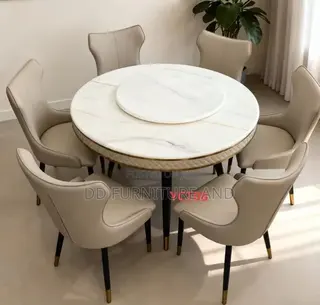 6 Seater Round Dining Set