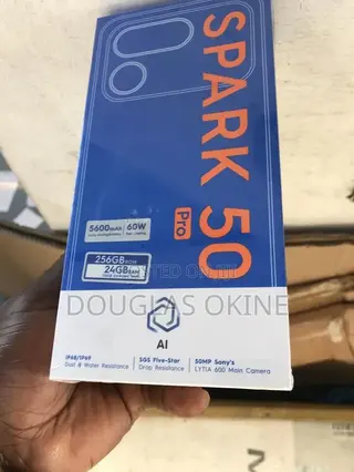 New Tecno Spark 50 Pro 256 GB Gray