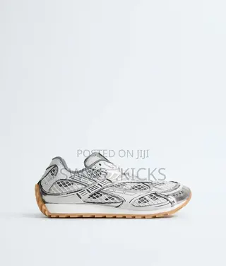 Bottega Veneta Orbit Silver/White