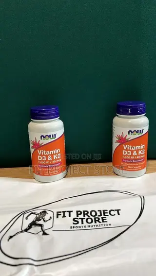Now Vitamin D3 + K2 100capsules
