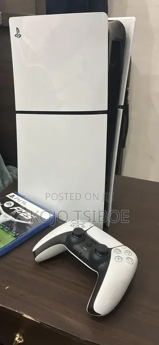 PS5 Console With a Controller