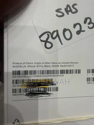 New Apple iPhone 18 Pro 256 GB Black