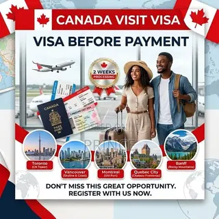 Canada Visit Visa. No Down Payment. Visa Before Payment.