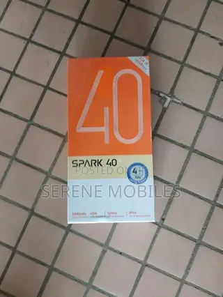 New Tecno Spark 40 128 GB Black