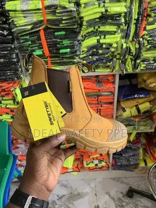 Brown Industrial Safety Boots