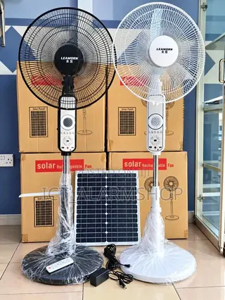 Solar Fan With Inbuilt Battery and Solar Panel