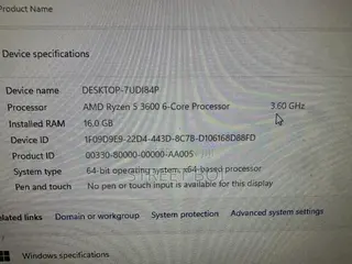 Desktop Computer Asus TUF Gaming FX10CP 16GB AMD Ryzen 5 HDD+SSD 500GB