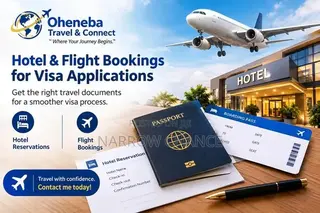 Flight and Hotels Booking for Your Visa Approval