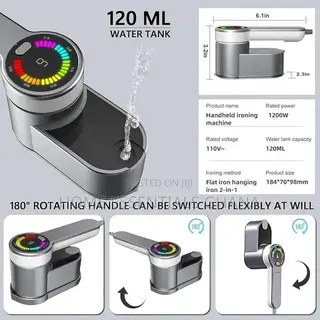 Portable Mini Steam Iron 6 Smart Modes Clothes Steamer