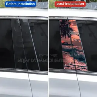 Car Door Pillar Stickers