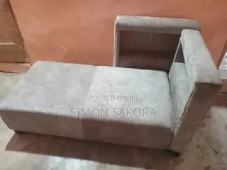 Premium L Shape Sofa With One Ottoman Stool.