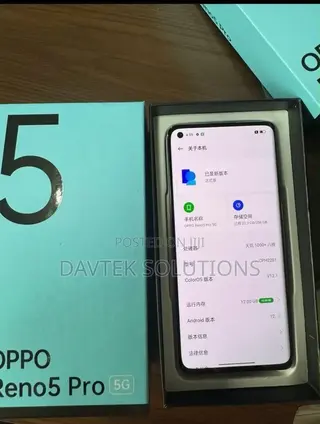New Oppo Reno5 Pro 5G 256 GB Gold