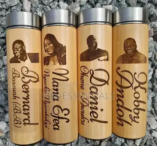 Large Size Wooden Flask