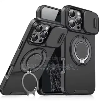 Heavy-Duty Rugged Magnetic Stand Case for iPhone