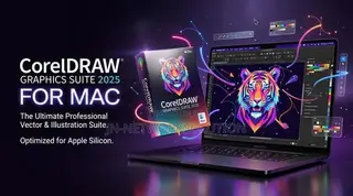 CorelDRAW Graphics Suite 2025 for MAC for 1pc Digital Key Lifetime