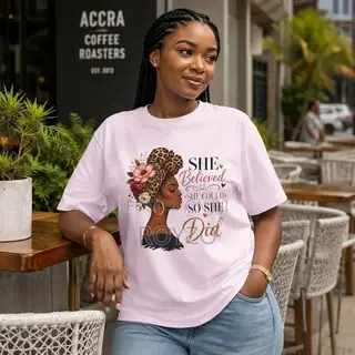 Women Casual T-Shirt – Ladies Graphic Printed Tee, Trendy Casual Wear