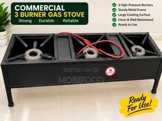 Commercial 3 Burner Stove