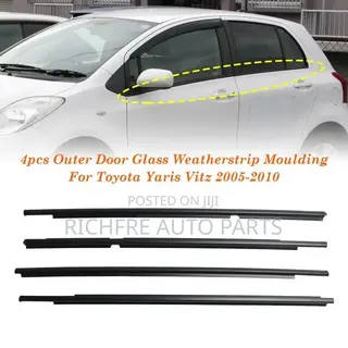 Toyota Vitz Yaris 2009 2010 Door Rubber Strip Complete 4pcs