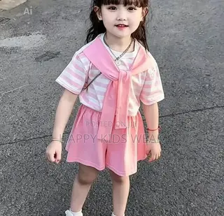 Pink and White Top and Down for Kids