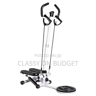 Mini Stepper Machine With Handlebar, Twister Resistance Band