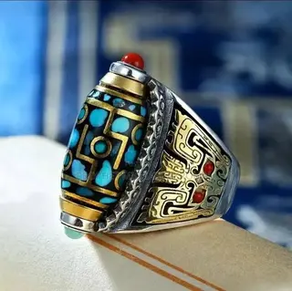 Tibetan Ring or Himalayan Spiritual Ring