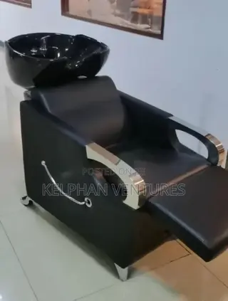 Heavy Black Shampoo Saloon Chair