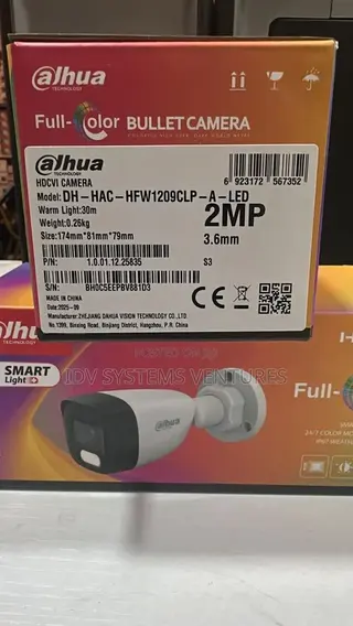 Dh-Hac-Hfw1209clp-a-Led 2mp Full-Color Hdcvi Bullet