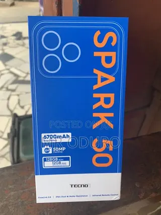 New Tecno Spark 50 128 GB Orange