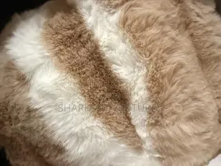 200x300 Light Yellow Fluffy Carpet