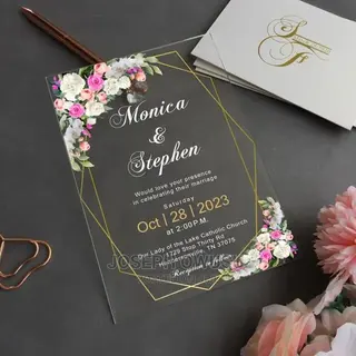 Wedding Invitation Cards - Transparent
