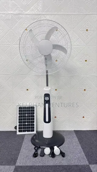 Original Clinnete Rechargeable Solar Fan