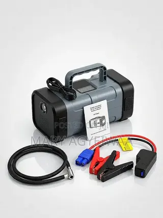 NEXPOW 5-in-1 Car Jump Starter With Air Compressor& Torchlight (1600A)