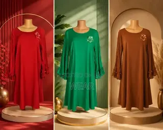 Straight Dress With Sleeves