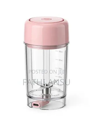 Portable Rechargeable Mini Blenders Reachable With Straw