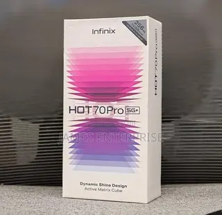 New Infinix Hot 70 Pro 5G+ 256 GB Black