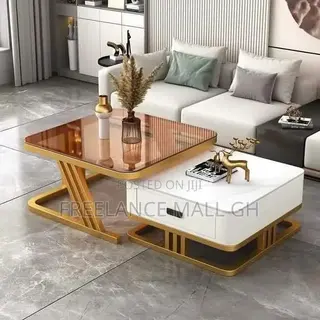 Square Double Center Table