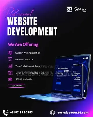 Professional Website With Hosting