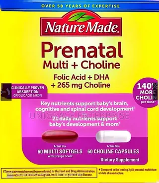 Nature Made Prenatal Multi Plus Choline