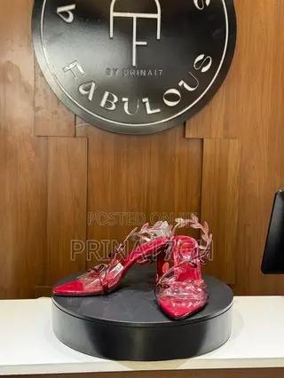 Leaf-Vine Strappy Heels
