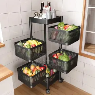 Rotating Kitchen Storage Rack