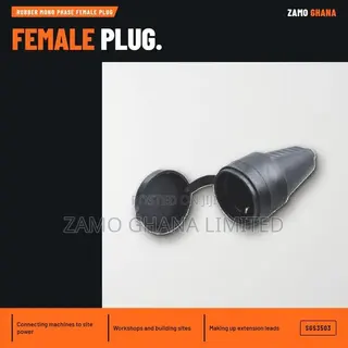 Rubber Mono Phase Female Plug - SGS3503