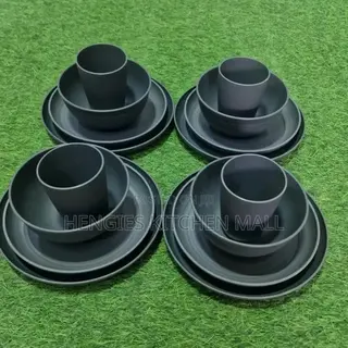 16pcs Plastic Dinner Bowl Set