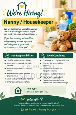 Nanny/Housekeeper